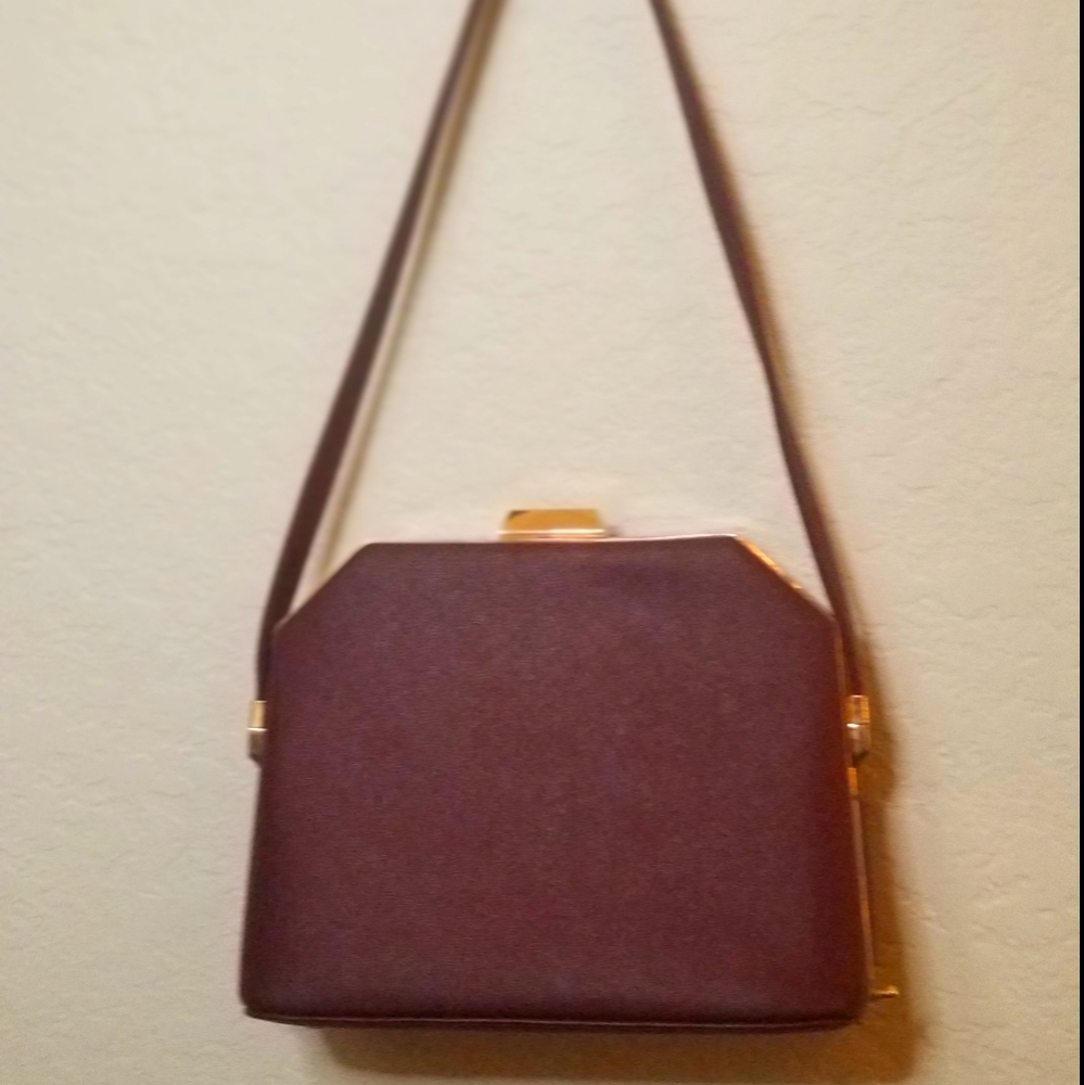 Maroon purse